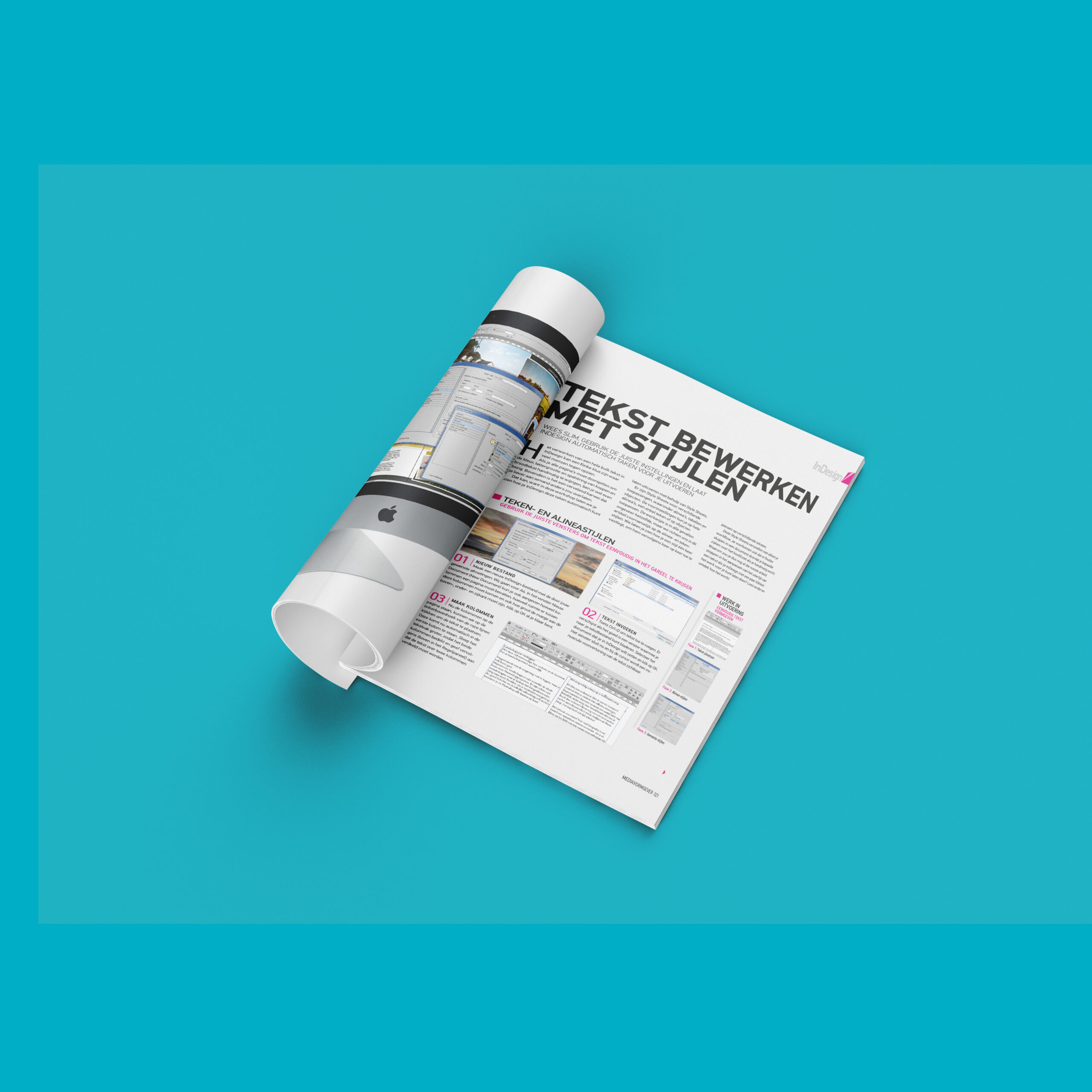 magazine indesign mockup